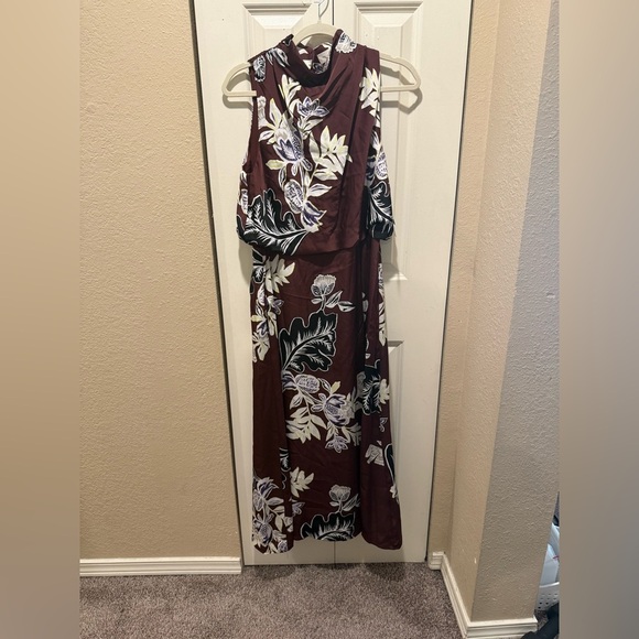 NWT Mellodqy Nordstrom Placed Floral Print Sleeveless Dress , size M - Picture 6 of 10